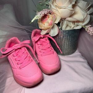 Skechers Kids Pink Sneakers